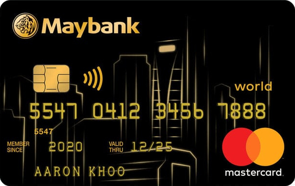Maybank World Mastercard card