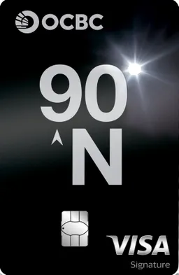 OCBC 90°N Visa Card card