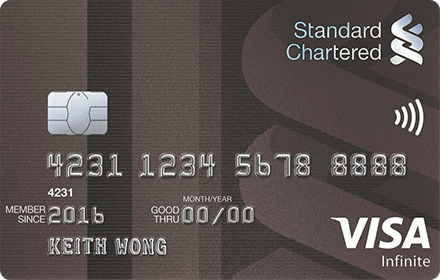 SC Visa Infinite Credit Card card