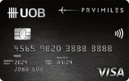 UOB PRVI Miles Visa Card card