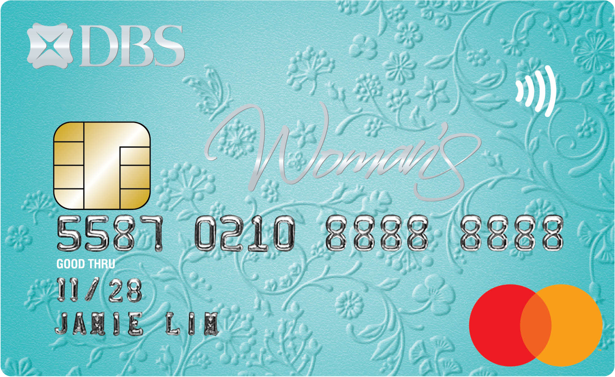 DBS Woman's MasterCard card