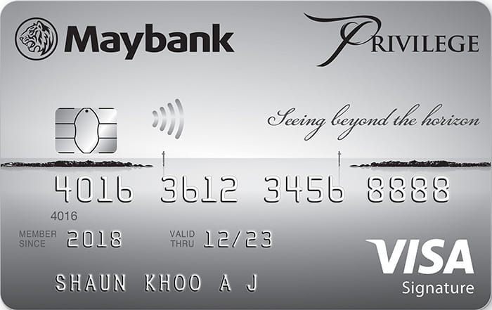 Maybank Horizon Visa Signature Card card